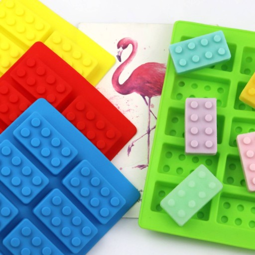 Silikónová forma na mydlá LEGO BRICKS 10 ks.