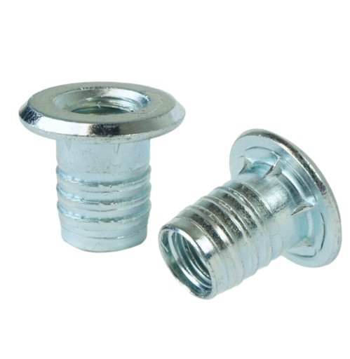 Zásuvka 10x M10 x 17 mm, hnaná nábytková vložka na drevo, nábytkové nožičky