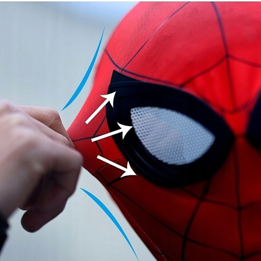SVIETIACA MASKA SPIDERMAN SPIDERMAN LIT S LED PRE DETI A DOSPELÝCH NA PLES