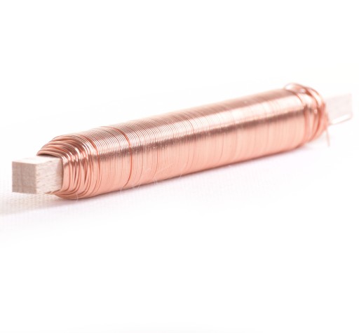 Medený navinutý drôt 100g na 0,7mm kolíku