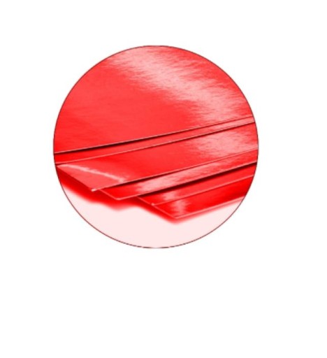 ČERVENÝ METALIZOVANÝ PAPIER MP