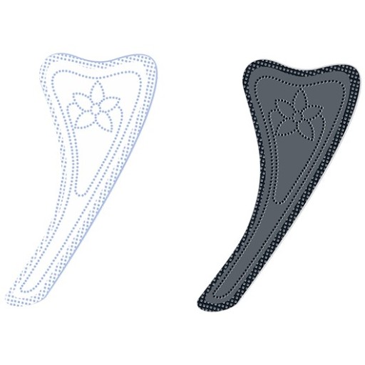 Vložky do topánok Bella Panty Slim Black and White 40 ks.