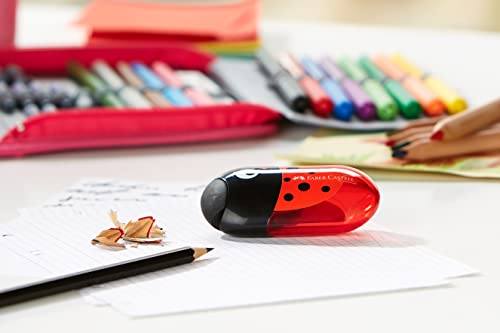Biedronka FABER CASTELL dvojitá brúska s gumou