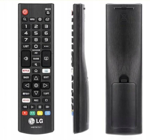 Diaľkové ovládanie pre LG AKB75095308 SMART NETFLIX AMAZON BLACK SMALL