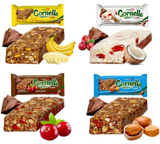 KOKOSOVÉ MUSLI TYČINKY s brusnicami a čokoládou