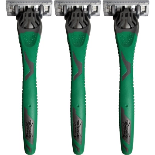 3x precízny holiaci strojček WILKINSON Quattro Essential 4 Sensitive