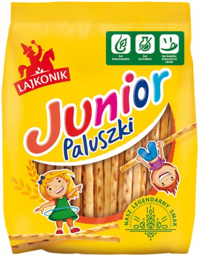 LAJKONIK JUNIOR Jemné vanilkové tyčinky pre deti 180G
