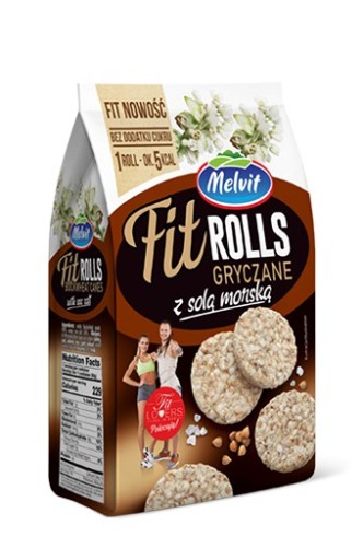 Melvit Fit Rolls pohánková s morskou soľou 60 g