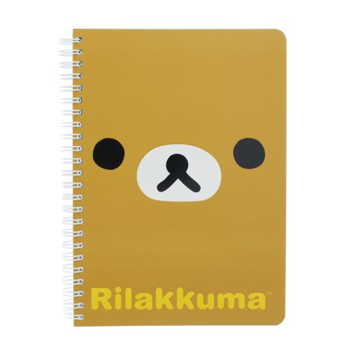 Zápisník RILAKKUMA medvedíka, 60 listov, linajkový a čistý