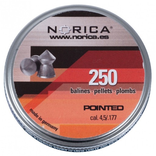 Norica špicaté pelety 4,5 mm 250 ks.