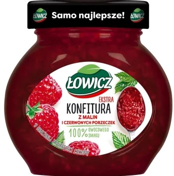 ŁOWICZ Džem z malín a červených ríbezlí 240