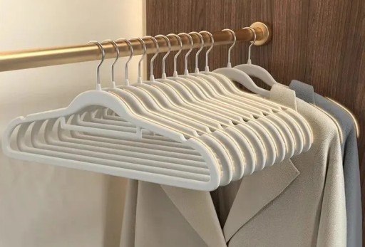 VELÚROVÉ VEŠIAKY NA OBLEČENIE do šatníka VELVET PREMIUM 20 ks