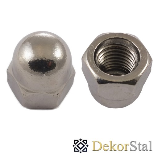 INOX A2 prevlečná matica DIN 1587 M6 - 20 kusov