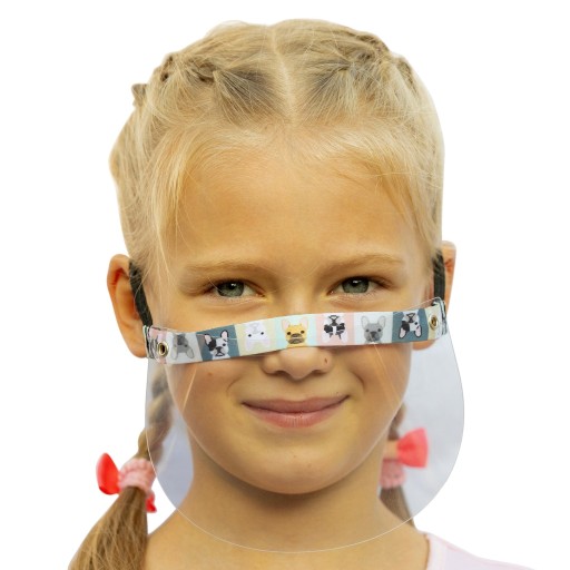 MINI VISOR MASKA PRE DETI DO ŠKOLY 12 veľ.