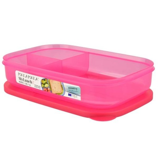 RAŇAJKY Lunchbox ružový 850 ml na chlebíčky