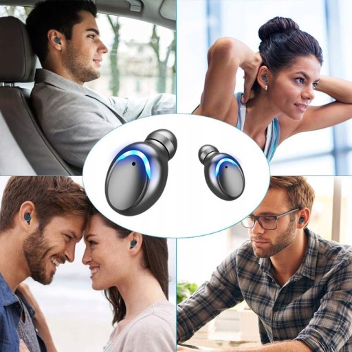 BEZDRÔTOVÉ SLÚCHADLÁ BLUETOOTH 5.1 + POWERBANK