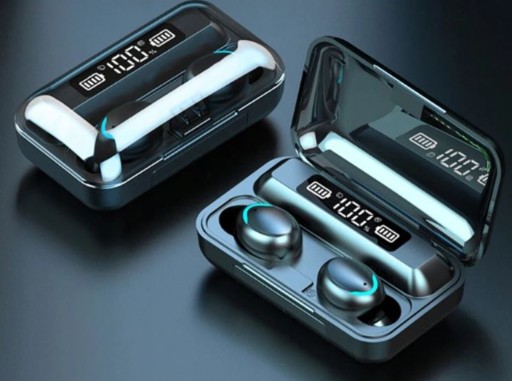 BEZDRÔTOVÉ BLUETOOTH 5 SLÚCHADLÁ + POWERBANK