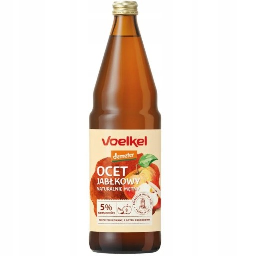 VOELKEL BIO jablčný ocot, nepasterizovaný, 750 ml