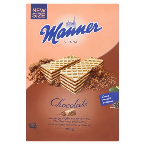 Manner čokoládové oblátky 200g