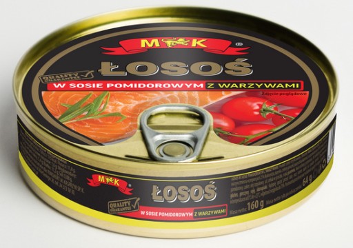 LOSOS V RAJKOVEJ OMÁČKE SO ZELENINOU 160G MK