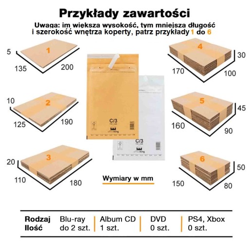 C13 bublinkové obálky 225x170 E-Pack silný BIELY x20