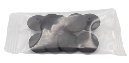 20x Nábytkové zátky na maskovanie excentrických zátok, priemer 15 mm, ČIERNA