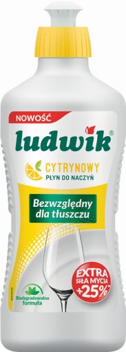 Ludwik - Prostriedok na riad, citrón - 0,5 l