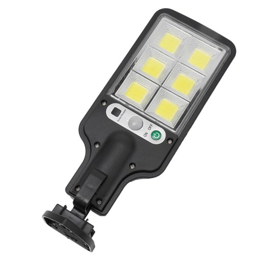 VÝKONNÁ LED SOLARNÁ LAMPA, SNÍMAČ POHYBU SÚMRAK