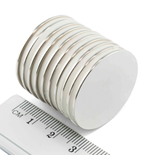 VALEC NEODYMIOVÝ MAGNET 30x1 N38 SILNÝ