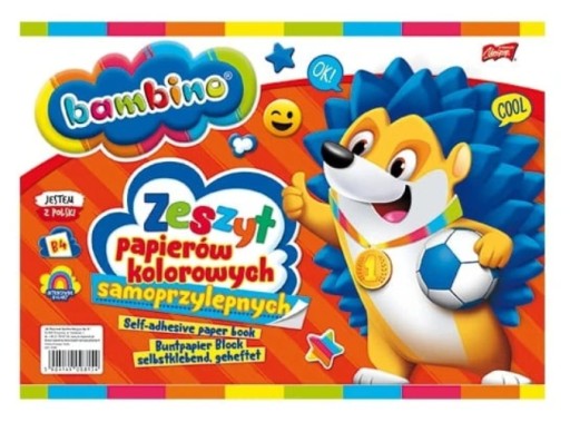 Samolepiaci papierový zápisník Bambino B4
