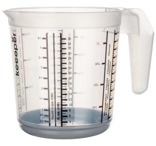 KUCHYNSKÝ ODMERNÝ hrnček S ODBORNÝM džbánom 1,5L