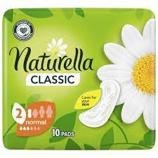 Hygienické vložky Naturella Classic 2 NORMAL 10 ks. BEZ KRÍDEL