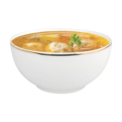 Porcelánová šalátová misa Altom Design Bella Złota Linia 14 cm 630 ml