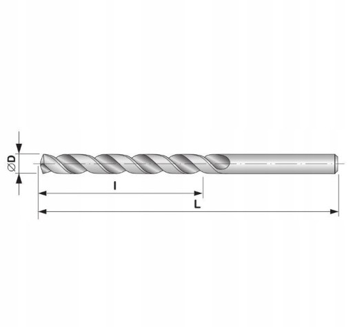 NWKA vŕtačka DIN338RTi 1,3 x 16 x 38 HSSCo5 INOX
