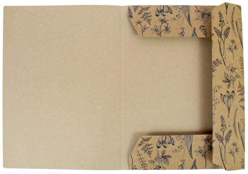 ZLOŽKA S GUMA A4 KRATF FLOWERS ECO