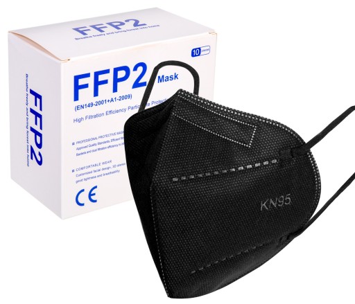 50x MASKA KN95 FFP2 CERTIFIKÁT FILTER 95%
