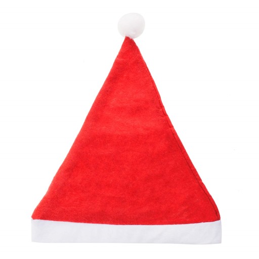 Čiapka Santa Claus 10ks s brmbolcom Vianočná VÝBORNÁ 10KS Veľkoobchod