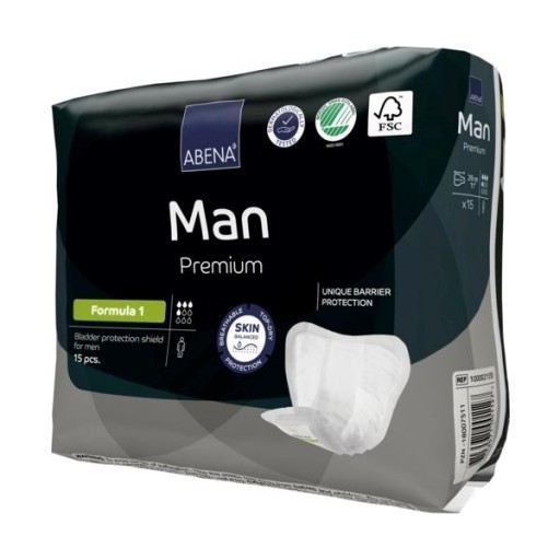 UROLOGICKÉ VLOŽKY PRE MUŽOV savé pánske hygienické vložky ABRI MAN FORMULA