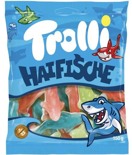 Trolli Haifische Jelly fazuľa 150g