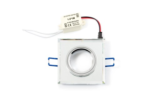 SADA HALOGÉNOVÉHO SKLA + LED ŽIAROVKA 7W + GU10 6000K