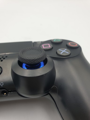 ANALOGOVÝ OVLÁDAČ MUSHROOM PRE PS4 PS5 PAD NÁMORNÍCKA MODRÁ - LESKLÁ METALIKA