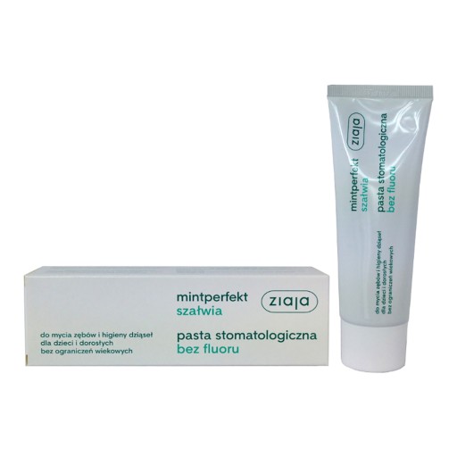ZIAJA MINTPERFECT SAGE zubná pasta bez fluoridu 75ml