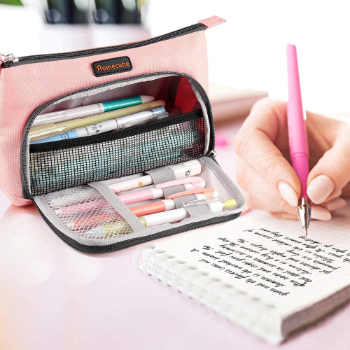 Kozmetická taštička 3v1 Pencer Case Pouch Homecube Rose