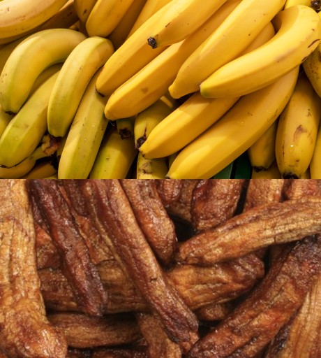 Sušené banány celé bez cukru 600 g