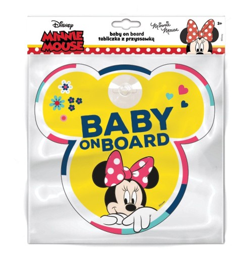 BABY ON BOARD TANIER MINNIE MINNIE MOUSE