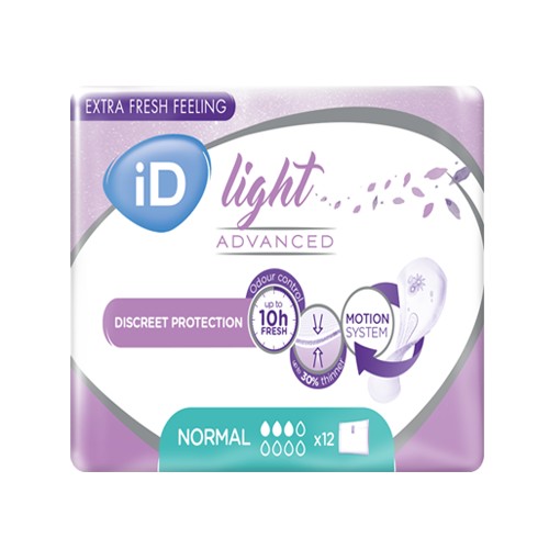 UROLOGICKÉ VLOŽKY ID LIGHT NORMAL 12 ks