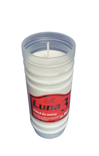 Vložka do sviečok LUNA, doba horenia: 3 dni