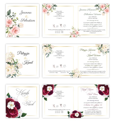 SVADOBNÉ POZVÁNKY, Wedding Glamour - 2 kusy