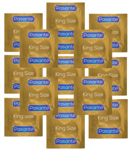 Pasante King Size kondómy, sada 25 ks