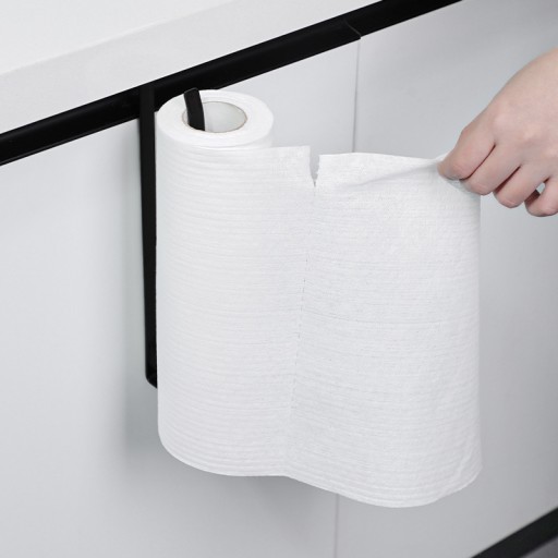 RÚČKA NA UTERÁK PAPIEROVÉ UTERÁKY KUCHYNSKÉ PAPIEROVÉ UTERÁKY LOFT ČIERNA